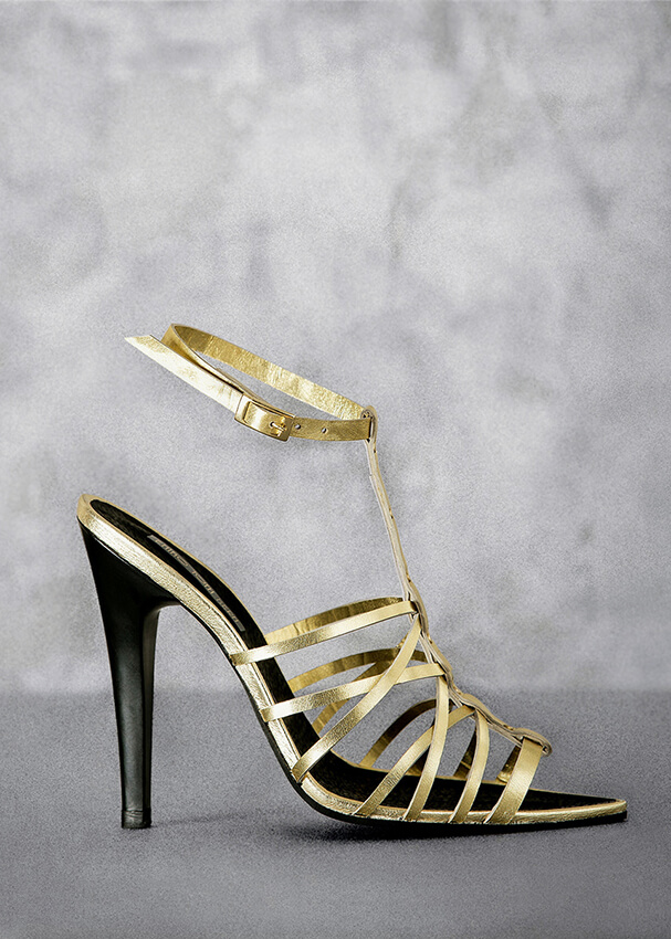 Gold sandal